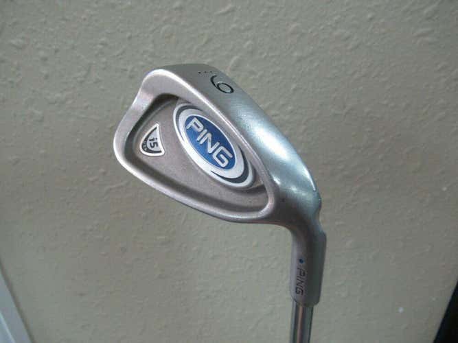 PING i5  9 IRON CUSHIN TRUE TEMPER STEEL STIFF FLEX BLUE DOT