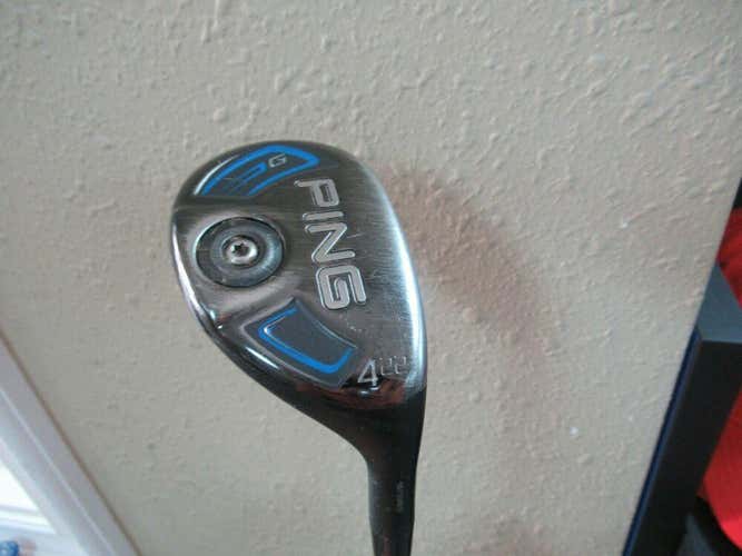 PING G HYBRID # 4 22  FACTORY ALTA 70 REGULAR FLEX HEAD COVER INCLUDED
