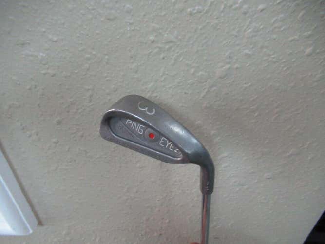 PING EYE 2 STAINLESS 3 IRON RED DOT ZZ LITE STEEL STIFF