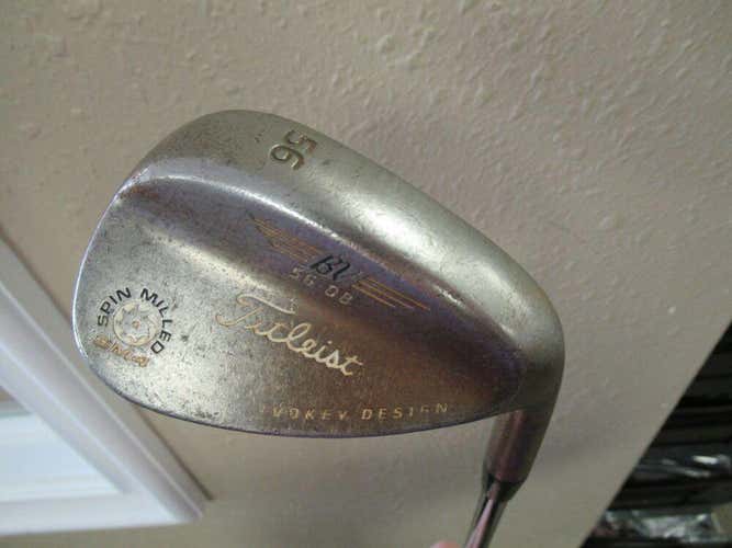 TITLEIST SPIN MILLED SM4 OIL CAN  SAND WEDGE 56*  8* BOUNCE  CP2 WRAP GRIP