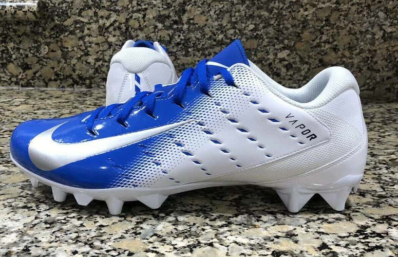 Nike Vapor Untouchable Varsity 3 TD Football Cleats Blue 917167-105 Men's sz 13