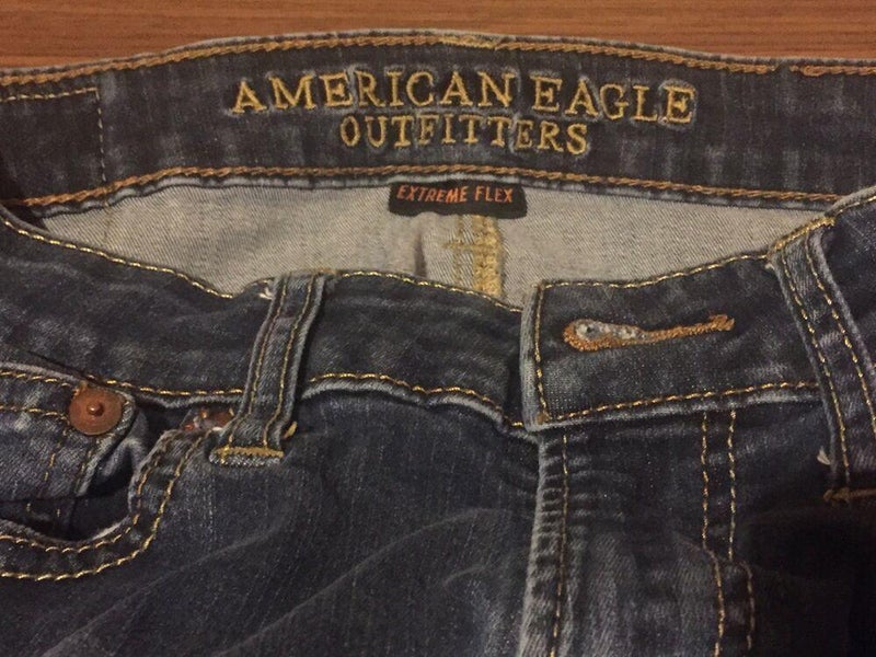 mild dis infrastruktur American Eagle Extreme Flex Slim Straight Jeans 28 X 30 Boys Mens AEO  Outfitters | SidelineSwap