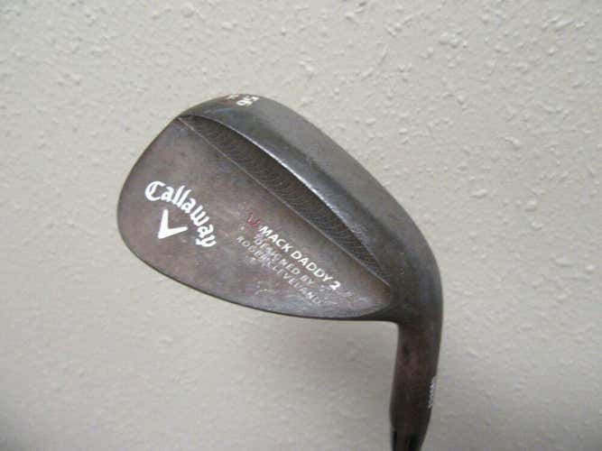 CALLAWAY MACK DADDY2 56 DEGREE SAND WEDGE VINTAGE FINISH S GRIND 14* BOUNCE