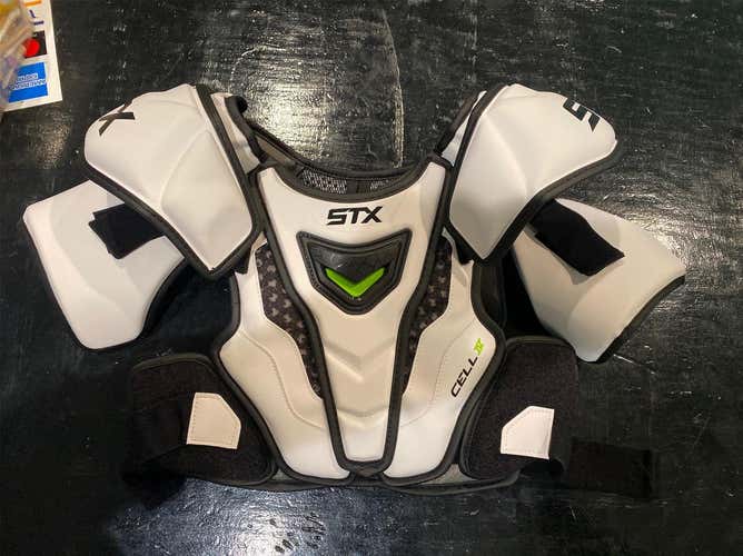 New Large STX Cell IV Lacrosse Shoulder Pads