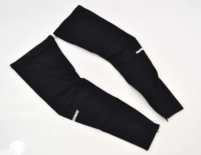 Verge Fleece Cycling Leg Warmers Black Medium New Old Stock