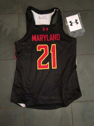 New Under Armour Maryland Terps Womens Lacrosse Jersey #21