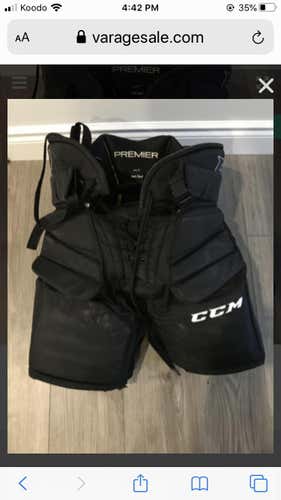 Medium Premier Pro Hockey Goalie Pants Intermediate
