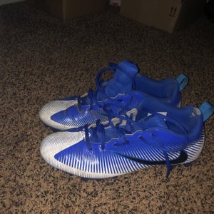 Used Blue And White Nike Vapor Cleats Size 11 Mens