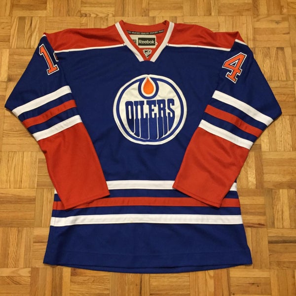 Jordan Beetle Edmonton Oilers Reebok Size 54 Jersey Fight Strap