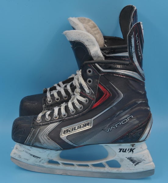San Jose Sharks Hayes Bauer Vapor x90 Custom Hockey Skates Senior Pro Stock Size 9-9.5