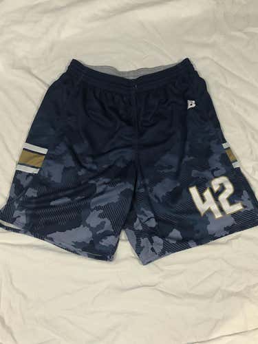 Navy - blue camo shorts