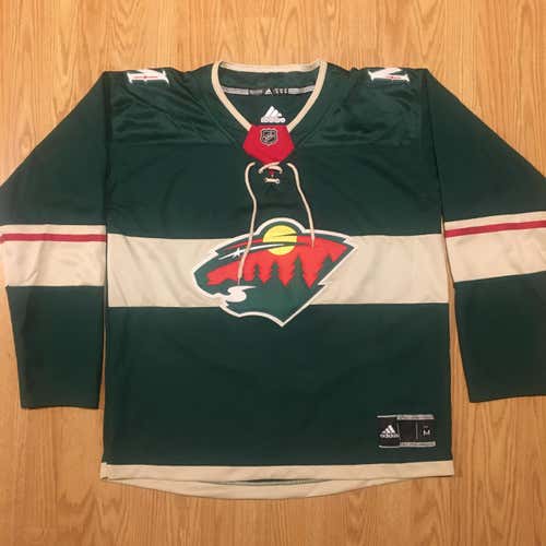 New MN Wild Adidas Jersey Adult XL
