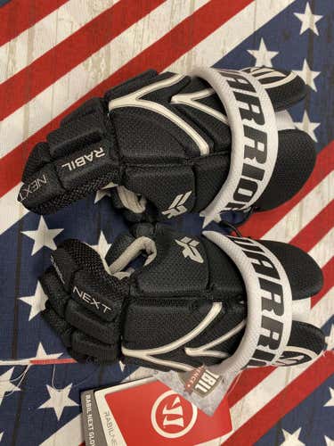 New Player 2XS/6”in  Warrior Rabil Next Lacrosse Gloves- GJ16BK2XS