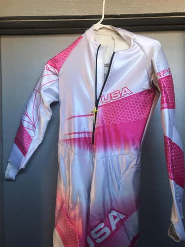 Kids 14/16 Female Spyder Padded Ski Suit