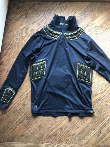 Bauer Padded Kevlar Undershirt w/ Kevlar Neck Guard Large