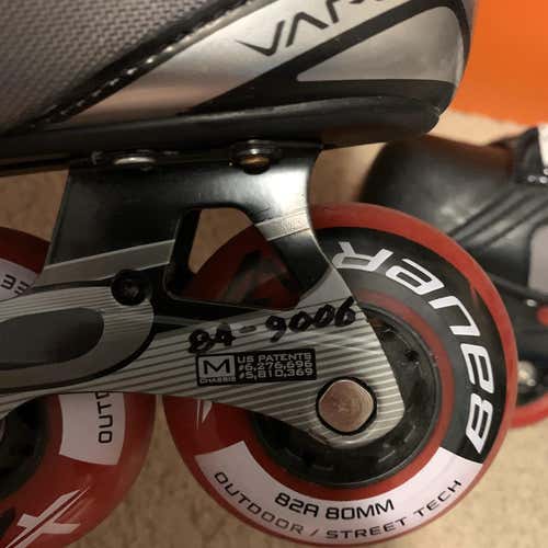 Bauer Inline Skates Senior Size 9