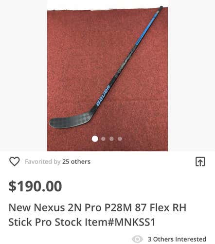 Soullxss Bauer 2 Pack RH Sticks 2n Pro P28 87 Flex