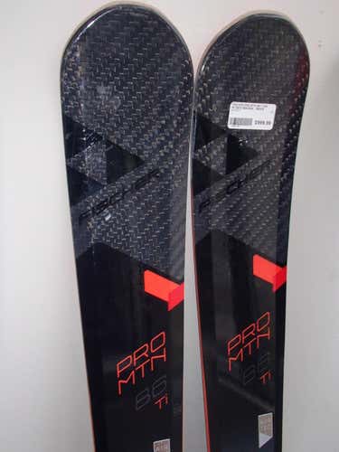 new Fischer PRO MTN 86 Ti skis with BINDINGS all mountain carving 161 cm 86ti