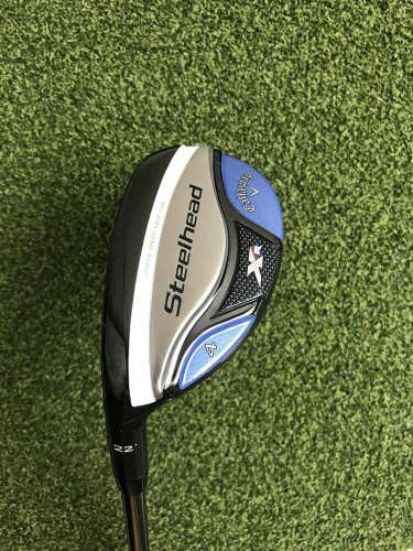 Callaway Ladies Steelhead XR 4 22* Hybrid, Recoil Ladies Flex, LH