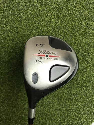 Titleist 975J 8.5* Driver, Titleist 4650 Stiff Flex, LH