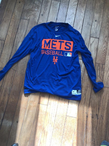 Large Nike Mets Long Sleeve Tee Shirt