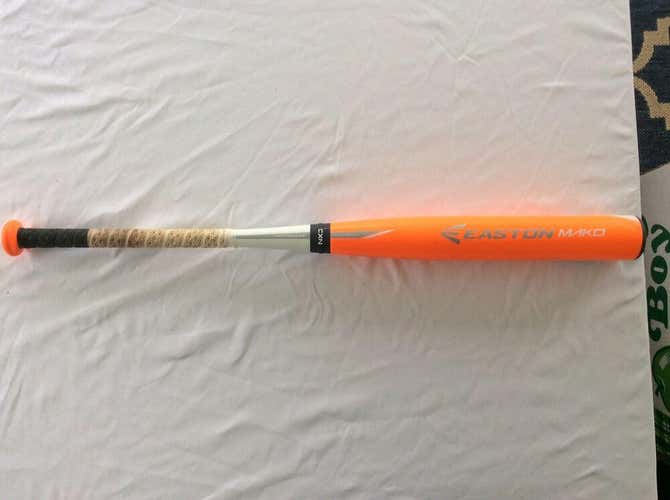 Easton Mako Yb15mk 31/20 -11 Baseball Bat Orange Bomber Great Condition C