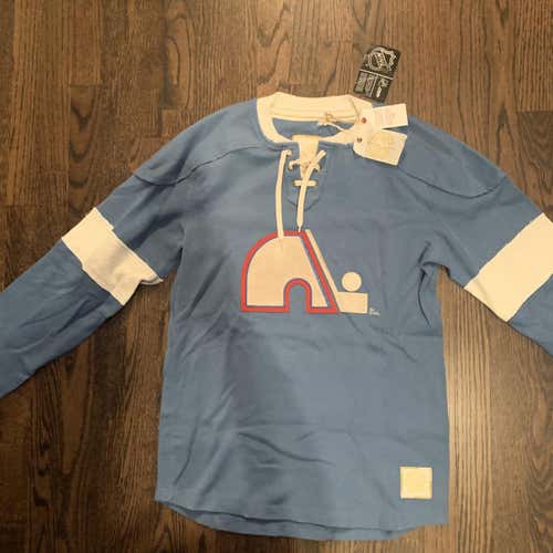 Quebec Nordiques New Adult Small CCM Vintage Top