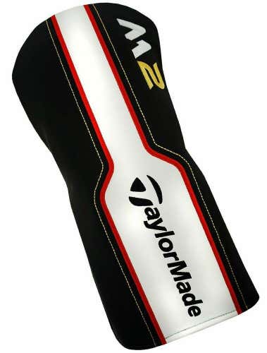 TaylorMade M2 Driver Headcover (Black/White/Gold) New