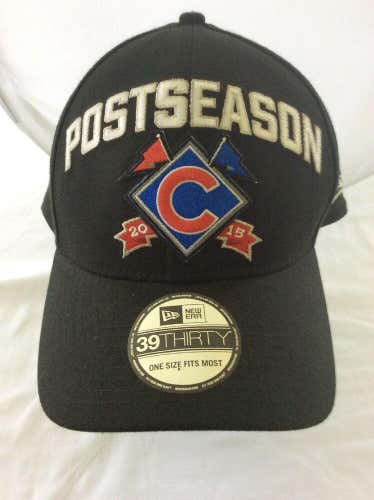 2015 Chicago Cubs Postseason Hat Black New ERA 39 Thirty One Size Fits Most Box1