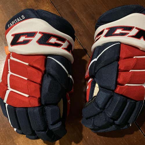Washington Capitals Like New 14” Jetspeed FT1 Gloves Pro Stock