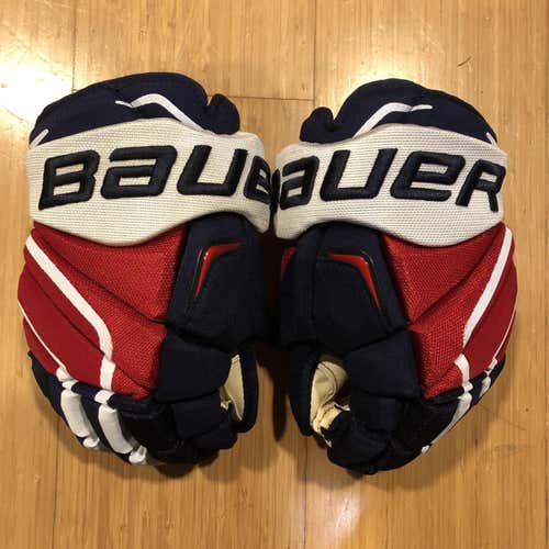 NEW Washington Capitals Pro Stock Bauer APX2 Gloves