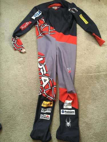 Spyder US Ski Team  World Cup Dual Chest Zip Downhill Suit Large
