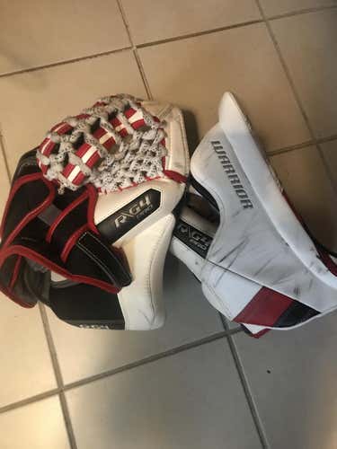 Warrior Goalie Gloves & Blockers Regular Senior