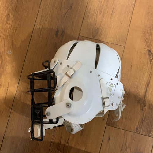 Vintage White Bacharach Lacrosse Helmet