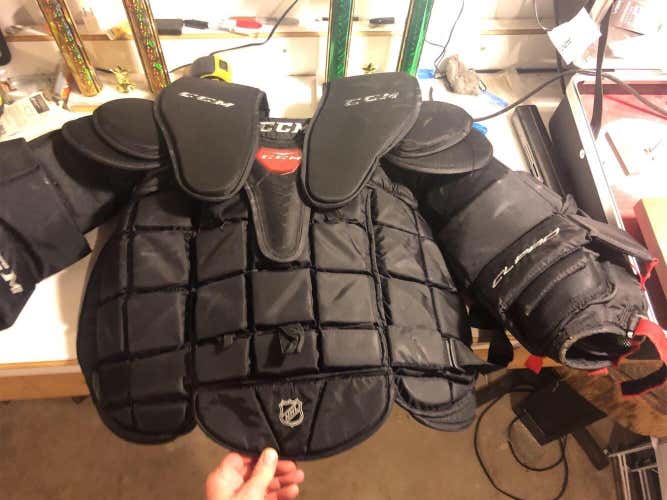 Extra Large CCM Cl pro Goalie Chest Protector Senior Pro Stock