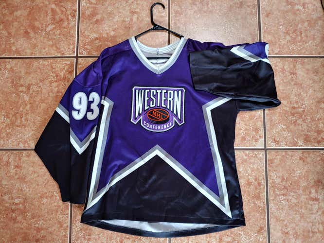 medium Doug Gilmour All-Star jersey #93 Western Conference NHL CCM
