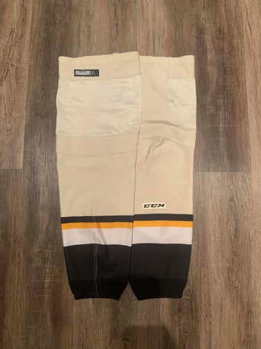 CCM Edge  Beige / Blue navy / Yellow ( XLarge )