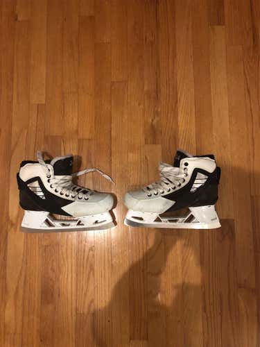 True Two-Piece Goalie Skates Size 10