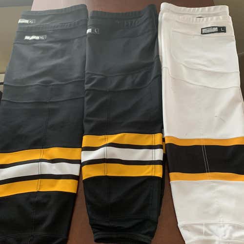 Boston Bruins Game Used Reebok Socks Senior Pro Stock