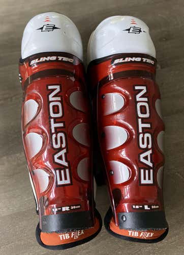 Easton Sling Tec 16 Shin Pads Senior, Size 15"