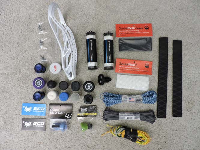 HUGE LAX Bundle, Centrik, Stringking 3x stringing kit, and more