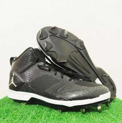 Nike Jordan Jeter Clutch Black Baseball Cleats Re2pect AO2914-002 Size 12
