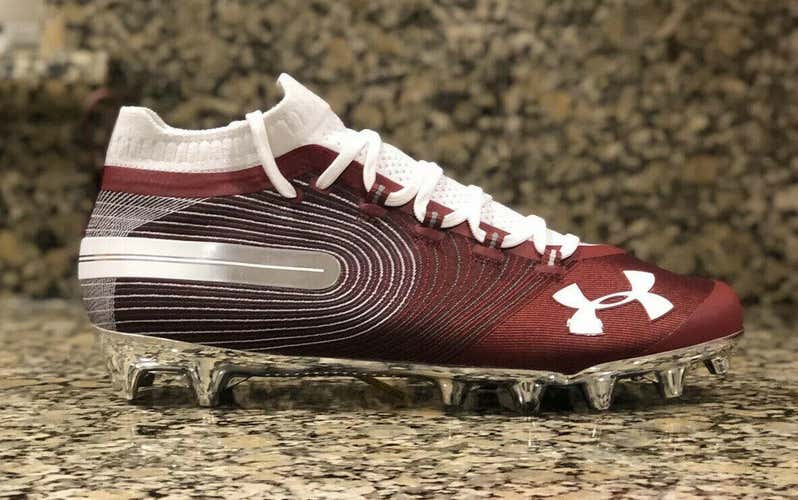 Under Armour Men's UA Spotlight MC Cleats Cardinal 3020675 601 sz 12.5