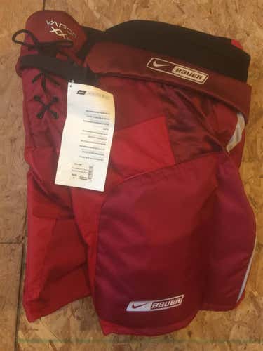 New RED & GRAY  Large Hockey Pants Senior