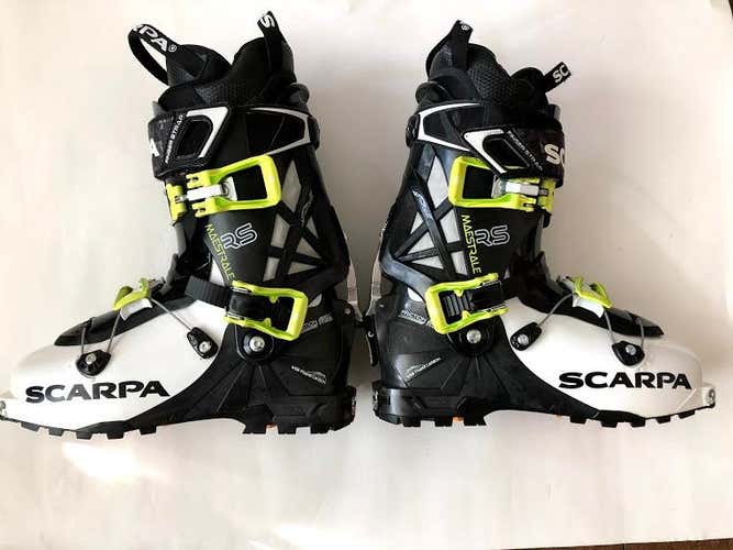 Scarpa MAESTRALE RS 2019 Touring Ski Boots, Men's, Size=26.5, Only used 7 times!