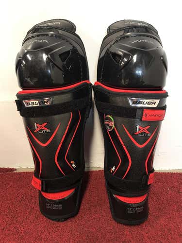New Bauer Vapor 1X Lite Shin Pads Senior Size 14 Item# SHIN1