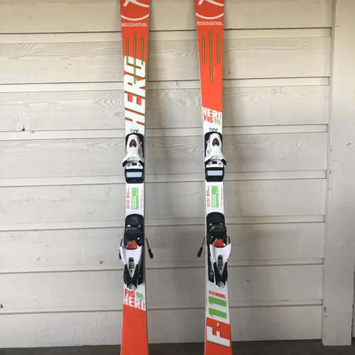 Hero FIS SL Pro Skis With Bindings Max Din 10