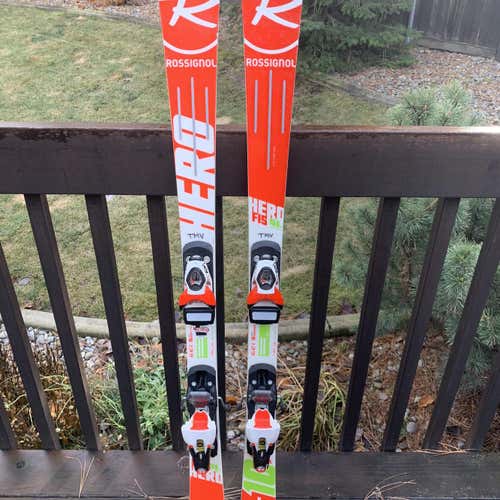Hero FIS SL Pro Skis With Bindings Max Din 10