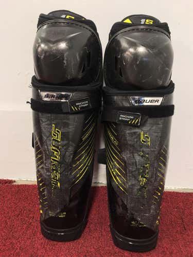Bauer Supreme 1S Shin Pads Senior Size 16 Item#MINNSU16
