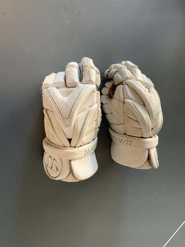White Warrior Evo Pro Lacrosse Gloves